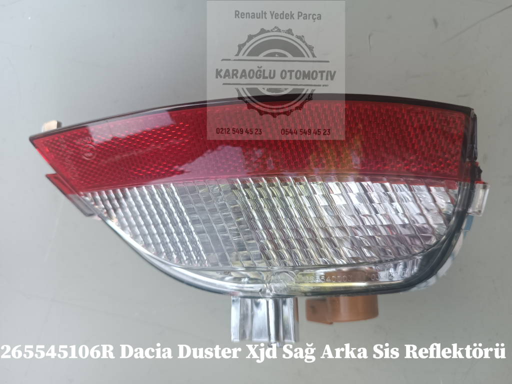 Dacia Duster Sa Arka Sis Reflekt R R Karao Lu Yedek Par A