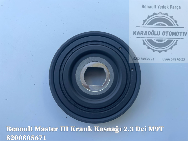 Renault Master 3 Krank Kasnağı 2.3 M9T 8200805671 - Görsel 2