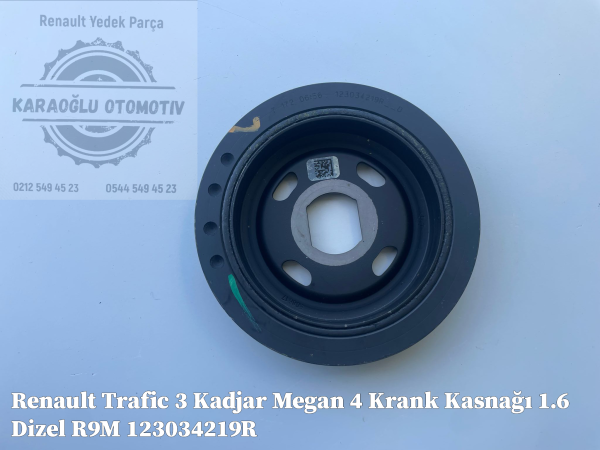 Renault Trafic 3 Krank Kasnağı 1.6 Dizel R9M 123034219R - Görsel 2