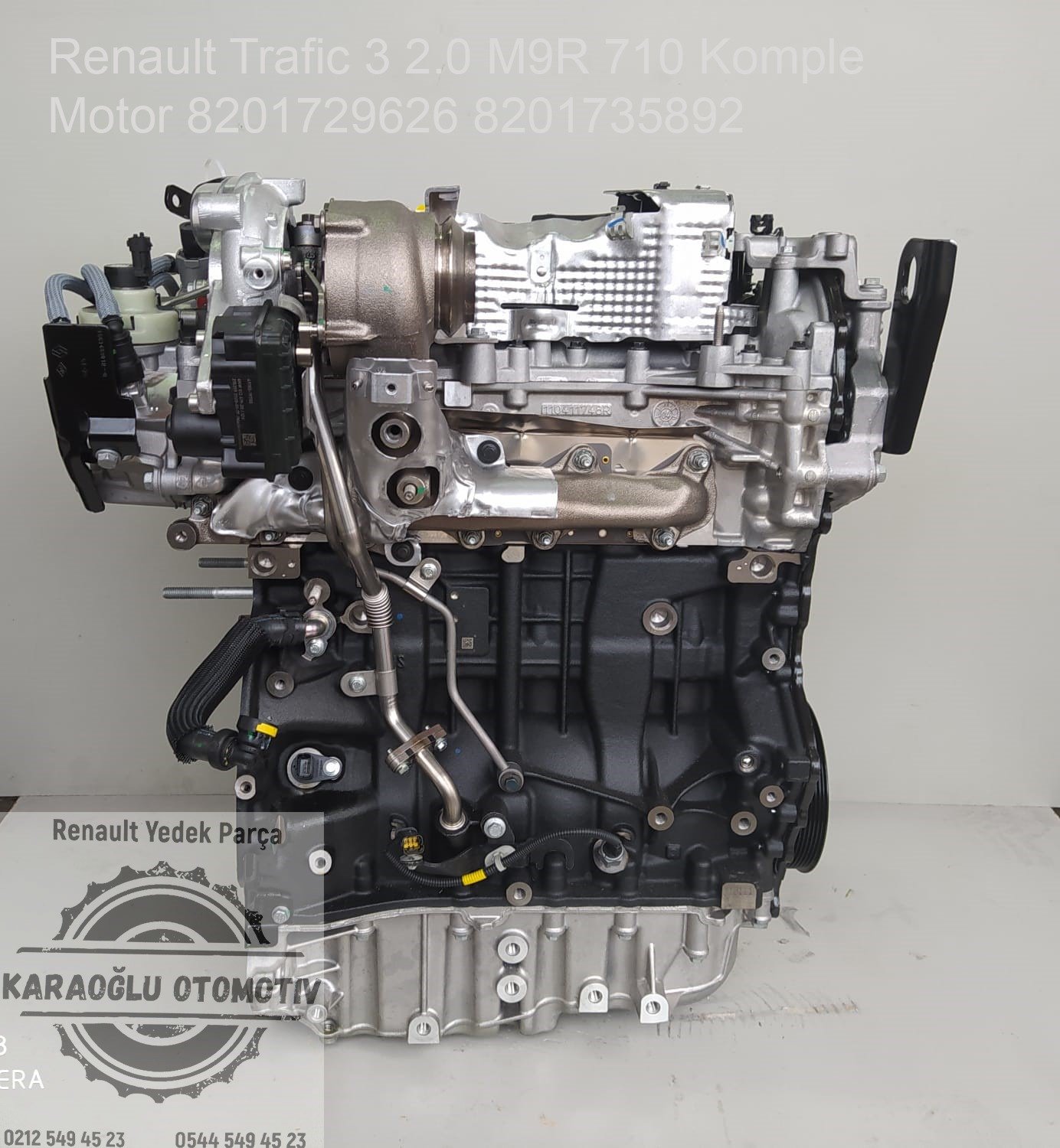 Renault Trafic 3 2.0 M9R 710 Komple Motor 8201729626 8201735892 8201737058 - Görsel 3