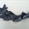 622228760R Renault Megane III Sağ Far Alt Sacı - Görsel 2