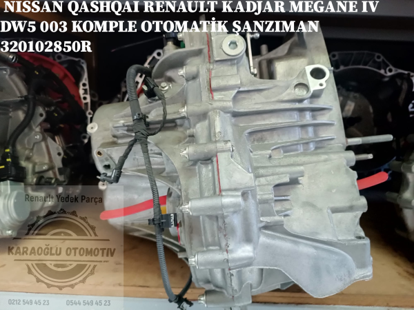 NISSAN QASHQAI RENAULT KADJAR MEGANE IV DW5 003 KOMPLE OTOMATİK ŞANZIMAN 320102850R - Görsel 4