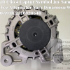 Renault Clio 4 Captur Symbol Joy Sandero II 0.9 Tce Alternatör Şarz Dinamosu 90A 231008593R 231002854R - Görsel 2