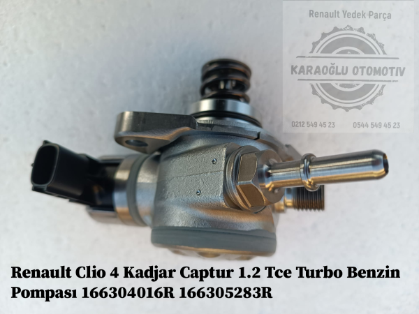 Renault Clio 4 Kadjar Captur 1.2 Tce Turbo Benzin Pompası 166304016R 166305283R