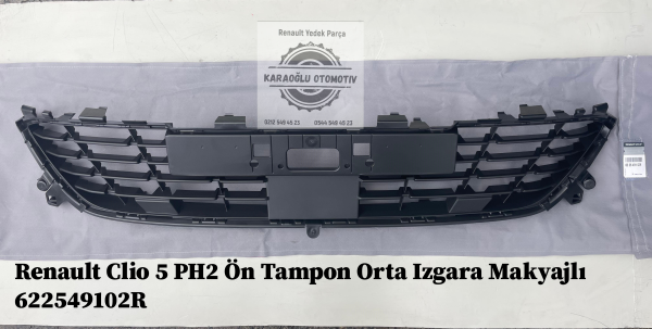 Renault Clio 5 PH2 Ön Tampon Orta Izgara Makyajlı 622549102R