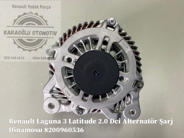 Renault Laguna 3 Latitude 2.0 Dci Alternatör Şarj Dinamosu 8200960536