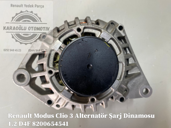 Renault Modus Clio 3 Alternatör Şarj Dinamosu 1.2 D4F 8200654541