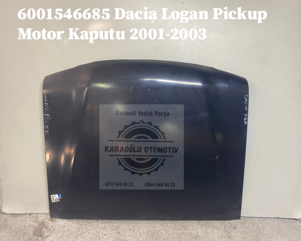 6001546685 Dacia Logan Pickup Motor Kaputu 2001-2003