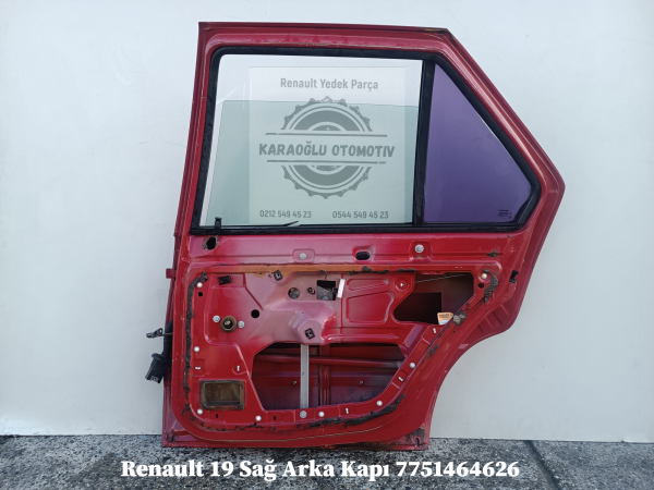 Renault 19 Sağ Arka Kapı 7751464626 - Görsel 2