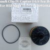 Renault Clio IV Captur I 0.9 Tce H4B 1.2 Tce H5F Yağ Filtresi 152095084R