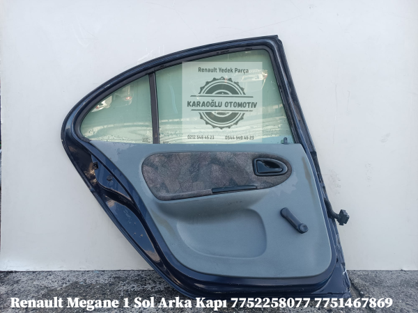 Renault Megane 1 Sol Arka Kapı 7752258077 7751467869 - Görsel 2