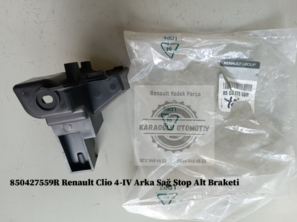 850427559R Renault Clio 4-IV Arka Sağ Stop Alt Braketi