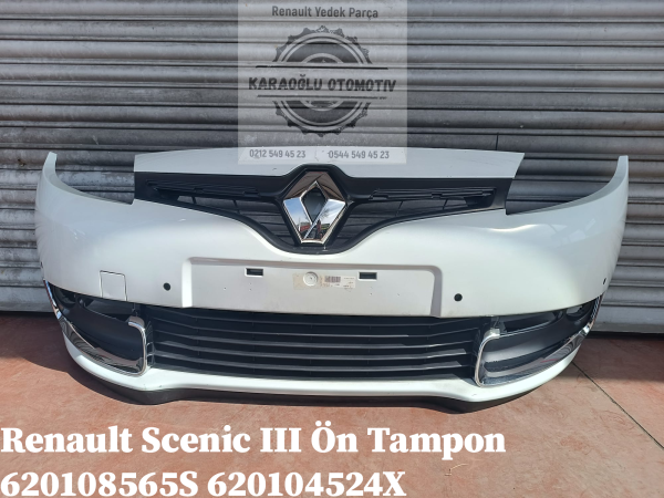Renault Grand Scenic III Ön Tampon 620221435R 620108565S 620227210R 620101492S - Görsel 2