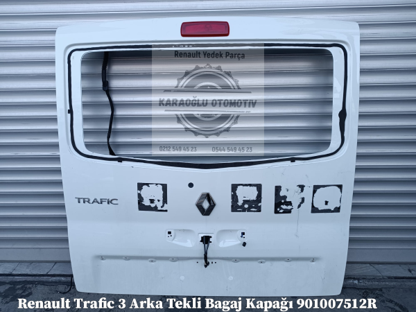 Renault Trafic 3 Arka Tekli Bagaj Kapağı 901007512R