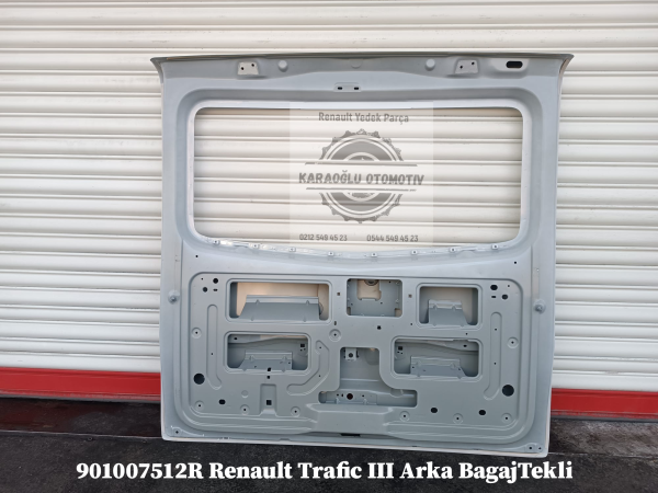 901007512R Renault Trafic III Arka BagajTekli  Kapağı