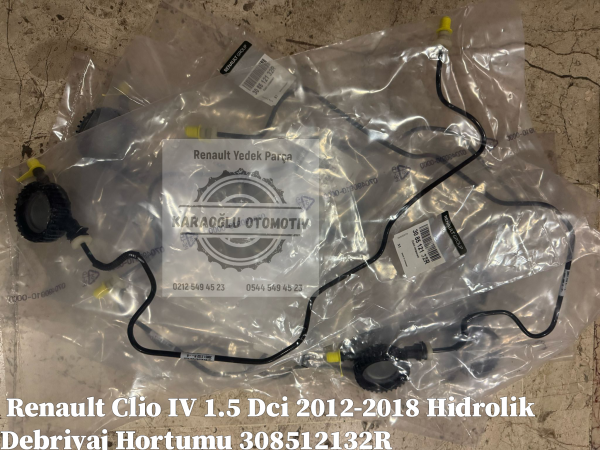 Renault Clio IV 1.5 Dci 2012-2018 Hidrolik Debriyaj Hortumu 308512132R 308513016R