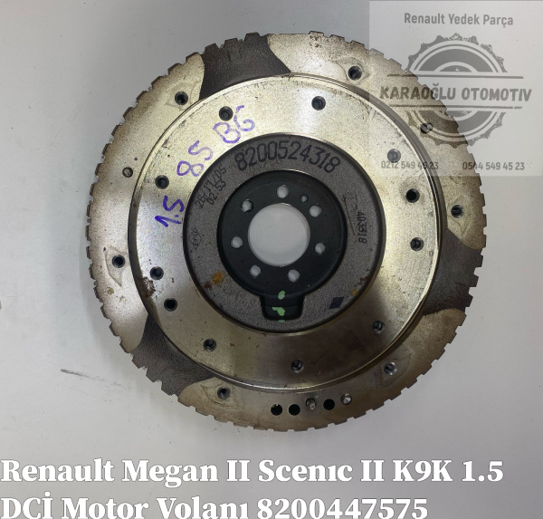 Renault Megan II Scenıc II K9K 1.5 DCİ Motor Volani 8200447575 8200524318