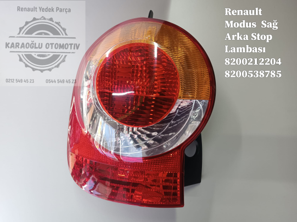 Renault Modus Stop Lambası Sol Arka 8200212205 8200538786