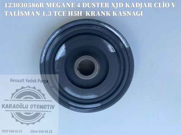 123030586R MEGANE 4 DUSTER XJD KADJAR CLİO V TALİSMAN 1.3 TCE H5H  KRANK KASNAGI - Görsel 2