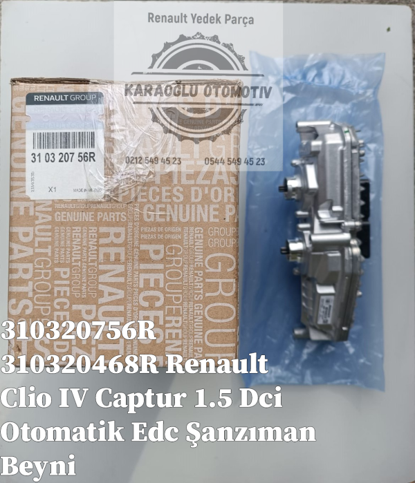 310320756R 310320468R Renault Clio IV Captur 1.5 Dci Otomatik Edc Şanzıman Beyni - Görsel 2