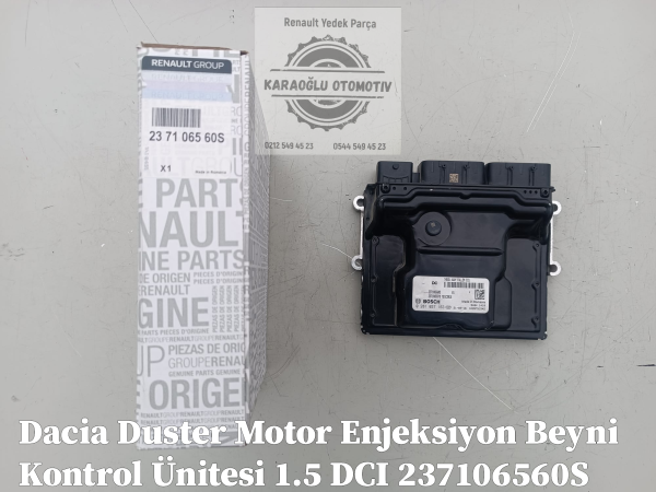 Dacia Duster Motor Enjeksiyon Beyni Kontrol Ünitesi 1.5 DCI 237106560S