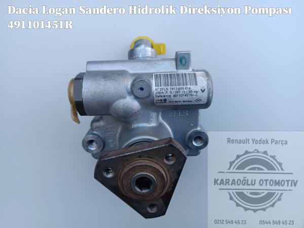 Dacia Logan Sandero Hidrolik Direksiyon Pompası 491101451R - Görsel 2