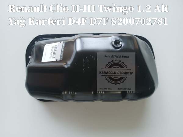 Renault Clio II-III Twingo 1.2 Alt Yağ Karteri D4F D7F 8200702781 7700100375