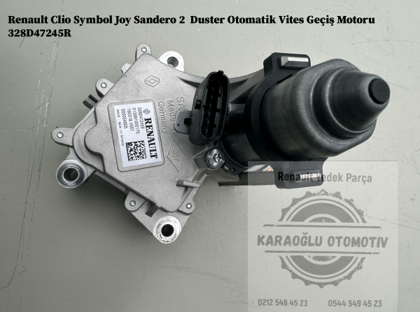 Renault Clio Symbol Joy Sandero 2 Duster Otomatik Vites Geçiş Motoru 328D47245R - Görsel 3
