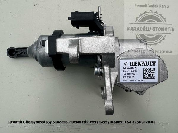 Renault Clio Symbol Joy Sandero II Duster Otomatik Vites Geçiş Motoru TS4 328D52283R - Görsel 2