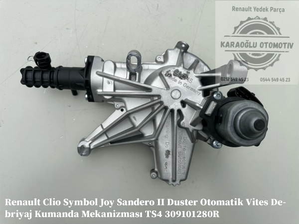 Renault Clio Symbol Joy Sandero II Duster Otomatik Vites Debriyaj Kumanda Mekanizması TS4 309101280R - Görsel 2