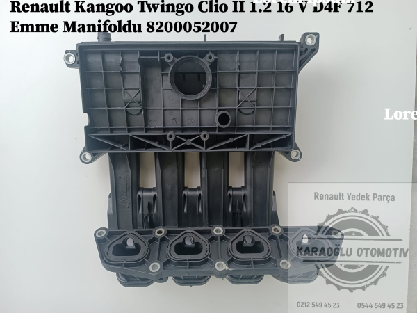 Renault Kangoo Twingo Clio II 1.2 16 V D4F 712 Emme Manifoldu 8200052007