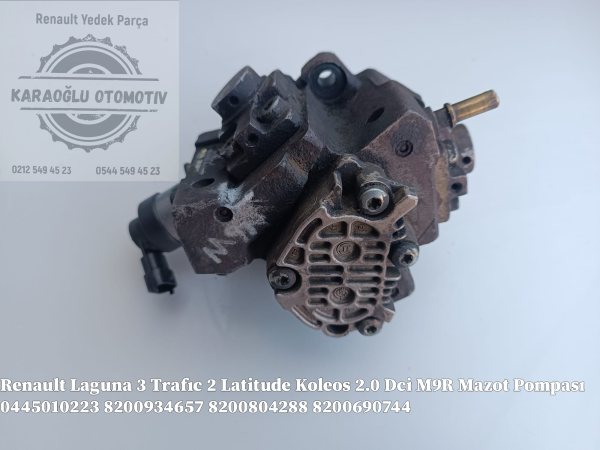 Renault Laguna 3 Trafıc 2 Latitude Koleos 2.0 Dci M9R Mazot Pompası 0445010223 8200934657 8200804288 8200690744 - Görsel 2