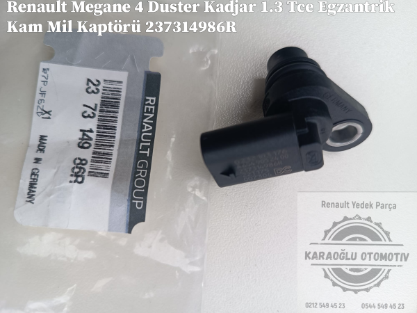 Renault Megane 4 Duster Kadjar 1.3 Tce Egzantrik Kam Mil Kaptörü 237314986R