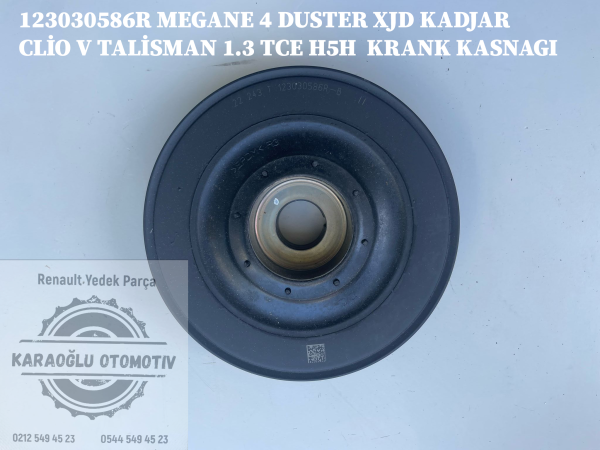 123030586R MEGANE 4 DUSTER XJD KADJAR CLİO V TALİSMAN 1.3 TCE H5H  KRANK KASNAGI