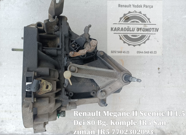 Renault Megane II Scenıc II 1.5 Dci 80 Bg. Komple JR5 Şanzıman 7702302093 7701723233 - Görsel 5