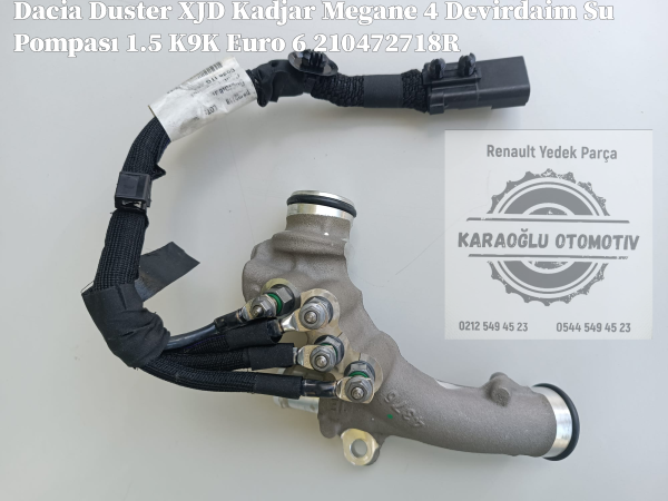 Dacia Duster XJD Kadjar Megane 4 Devirdaim Su Pompası 1.5 K9K Euro 6 210472718R