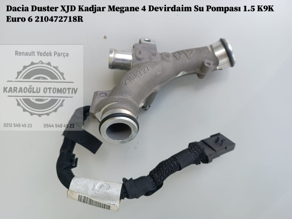 Dacia Duster XJD Kadjar Megane 4 Devirdaim Su Pompası 1.5 K9K Euro 6 210472718R - Görsel 2