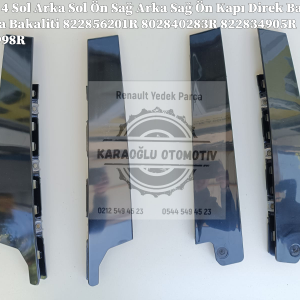 Megane 4 Sol Arka Sol Ön Sağ Arka Sağ Ön Kapı Direk Bandı Kaplama Bakaliti 822856201R 802840283R 822834905R 822826998R