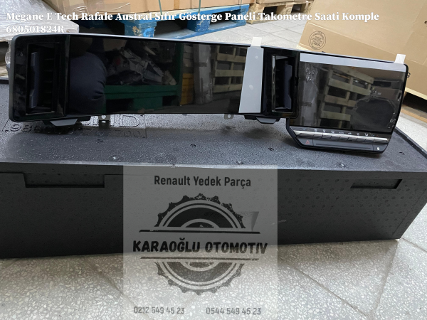 Renault Megane E Tech Rafale Austral Gösterge Paneli Takometre Saati Komple 680501824R - Görsel 4