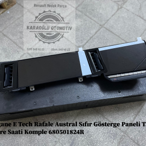 Renault Megane E Tech Rafale Austral Gösterge Paneli Takometre Saati Komple 680501824R