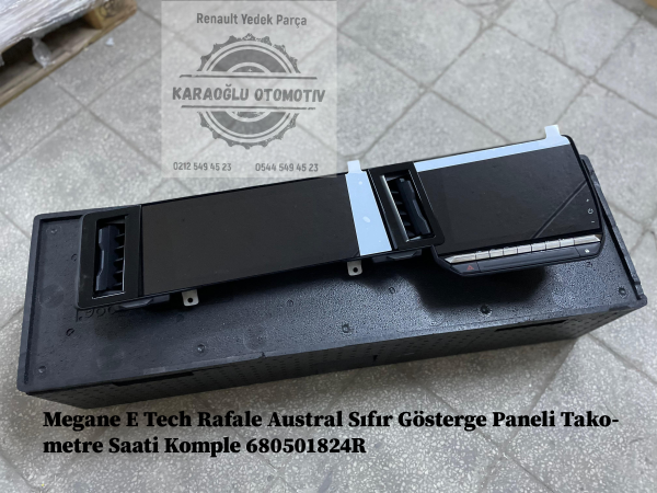 Renault Megane E Tech Rafale Austral Gösterge Paneli Takometre Saati Komple 680501824R