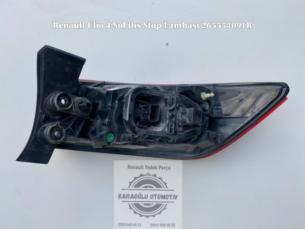 Renault Clio 4 Sol Dış Stop Lambası 265554091R - Görsel 2