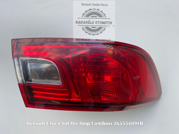 Renault Clio 4 Sol Dış Stop Lambası 265554091R
