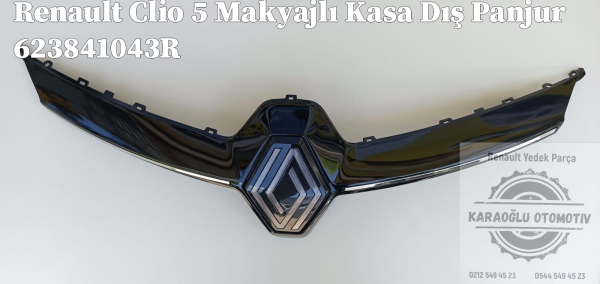 Renault Clio V Makyajlı Kasa Dış Panjur 623841043R