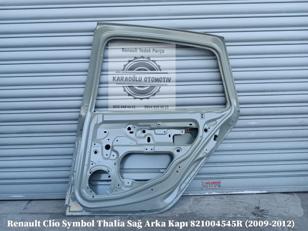 Renault Clio Symbol Thalia Sağ Arka Kapı 821004545R (2009-2012) - Görsel 2