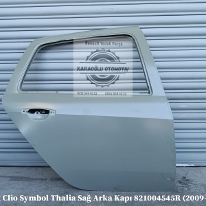 Renault Clio Symbol Thalia Sağ Arka Kapı 821004545R (2009-2012)