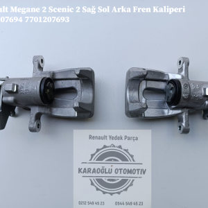 Renault Megane II Scenic II Sağ Sol Arka Fren Kaliperi Merkezi 7701207694 7701207693