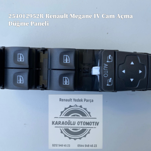 Renault Megane 4 Cam Açma Düğme Paneli 254012952R