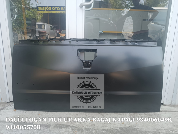 Dacia Logan Pick Up Arka Bagaj Kapağı 934006049R 934005570R