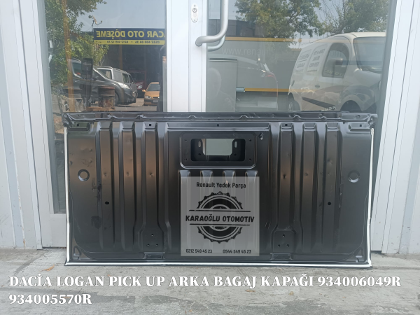Dacia Logan Pick Up Arka Bagaj Kapağı 934006049R 934005570R - Görsel 2